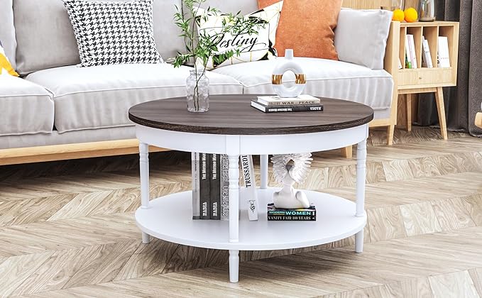 White Wood Coffee Table