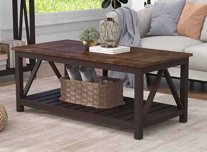 Dark-Wood-Coffee-Table