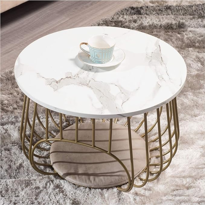 Marble Gold Coffee Table 