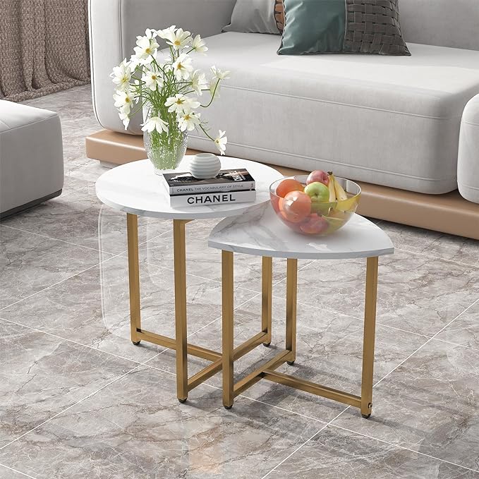 Marble Effect Coffee Table