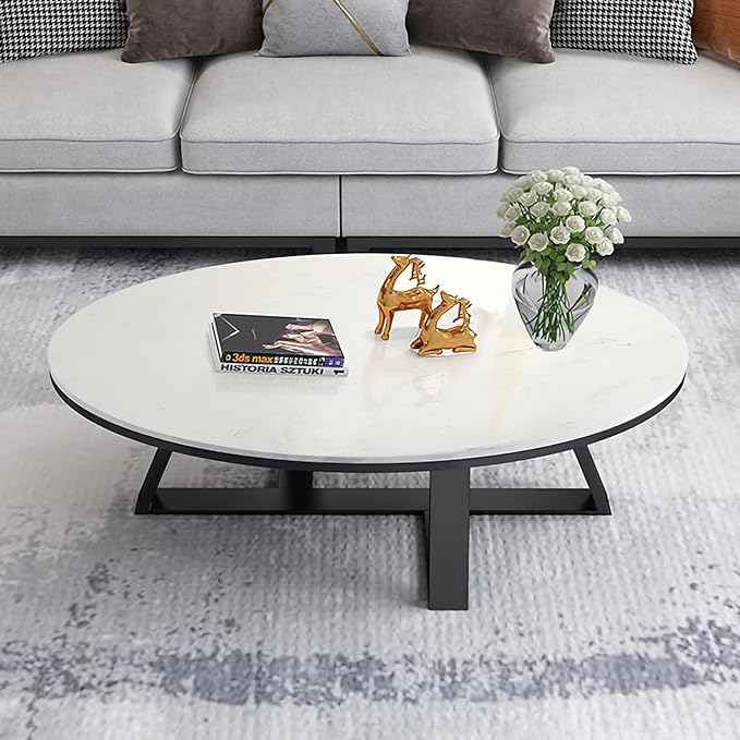 Oval Marble Coffee Table