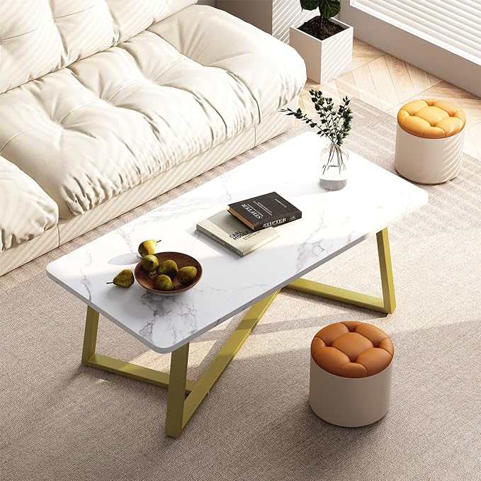 White-Marble-Coffee-Table