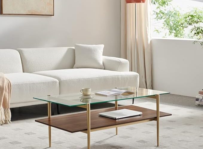 Wood-and-glass-coffee-table