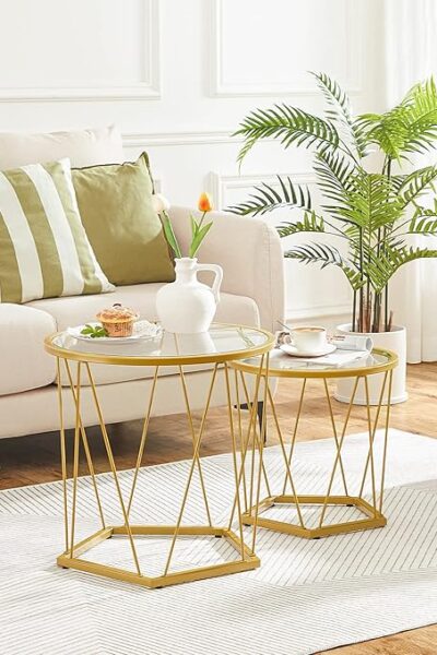 Gold-Glass-Coffee-Table