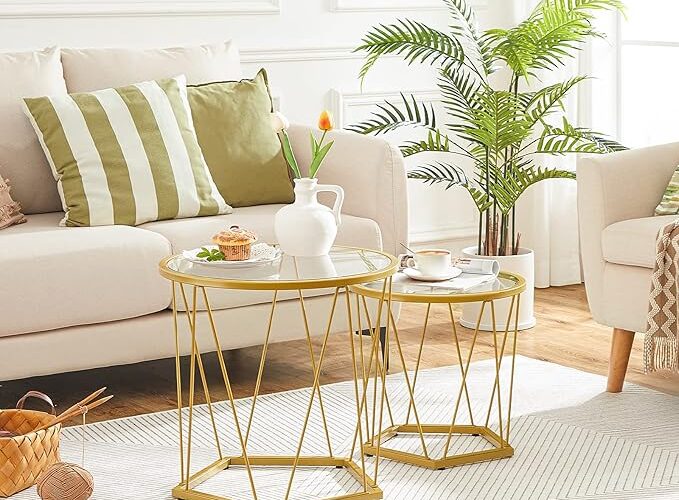 Gold-Glass-Coffee-Table